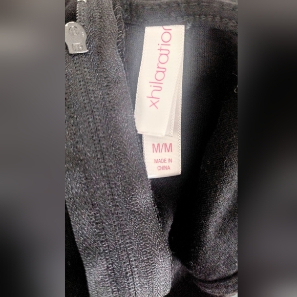 Xhiliration Black and Pink Chevron Dress Size Medium - Picture 5 of 6